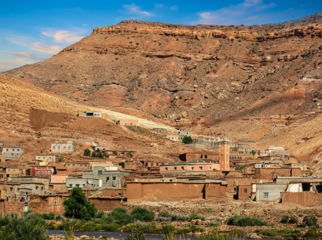 Village on the Atlas Mountains